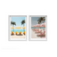 Casadonna beach umbrella 2 piece set wall art